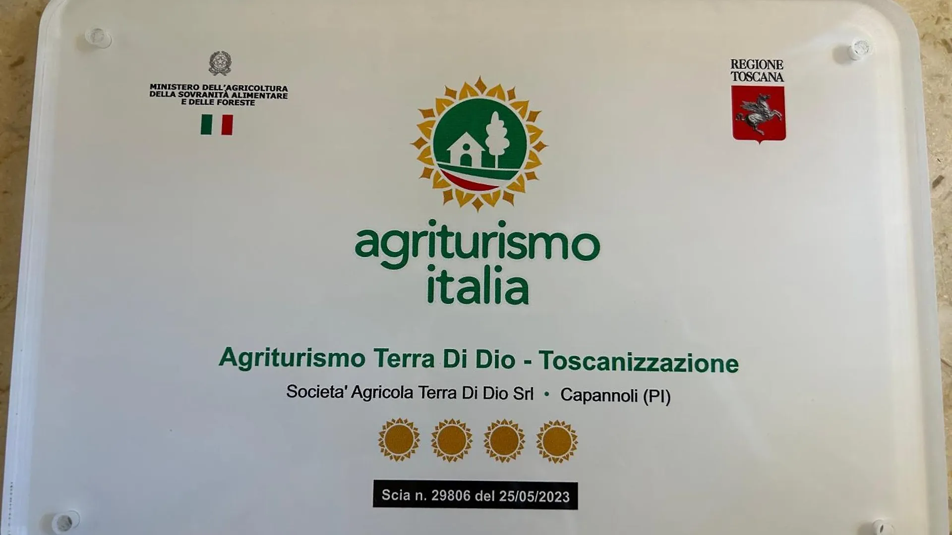 Agriturismo Terra Di Dio Toscanizzazione Capannoli Italy